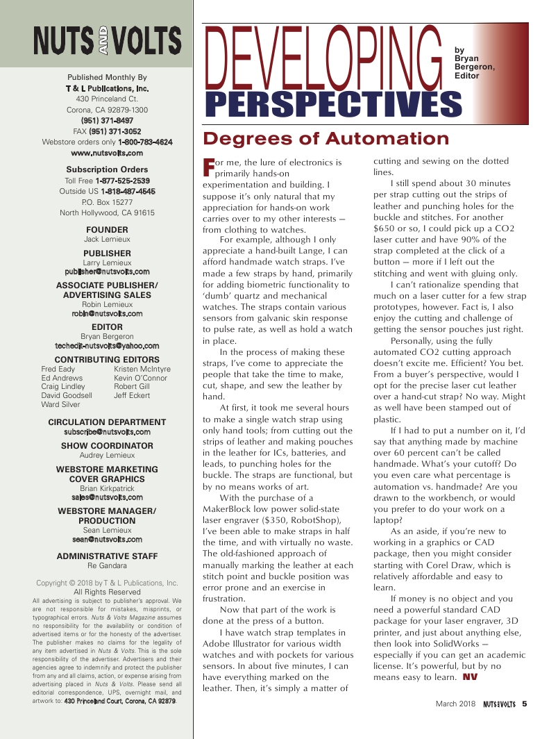 Nuts and Volts 2018-03